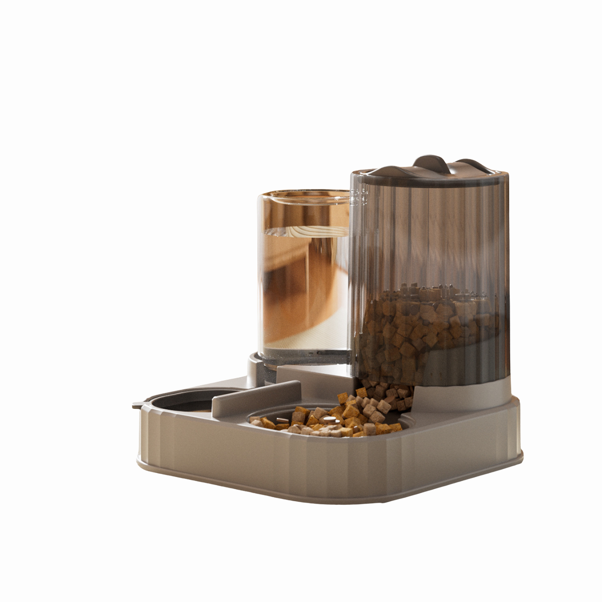 Wasserspender für Haustiere automatischer Futterautomat